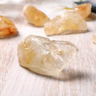 然天巴西黄原鱼石家居摆件饰品香熏扩MLC香石黄水晶碎石缸景观摆