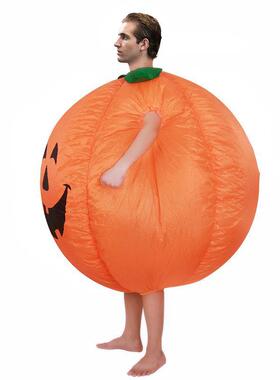 圣节南气瓜服23281南瓜充服鬼节舞台饰表演卡通人万偶行走充气服