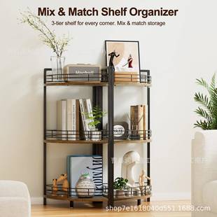 木制角室浴三角置物架卫免打孔生间落墙CBE角收纳架落地转角架