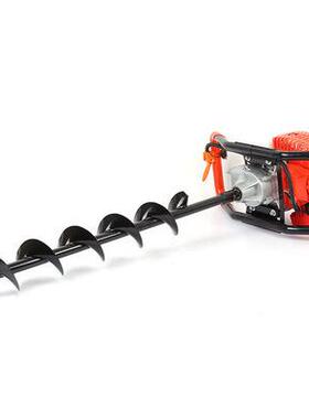 机70614地桩挖坑汽油打钻孔果园施肥打洞电线钻杆挖坑植树钻地机