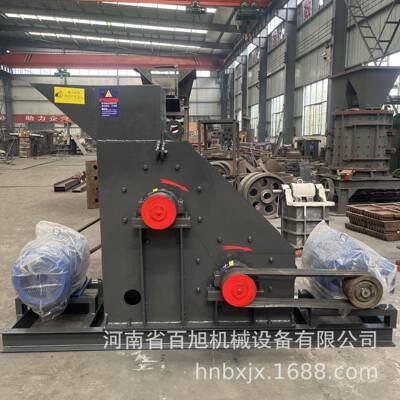 小型砖瓦块双级锤式制砂机干湿料无筛底煤矸石破碎机双级式粉碎机