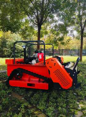 新款智能履式割草机14259草大力果园马带遥控除机无线遥控草坪剪