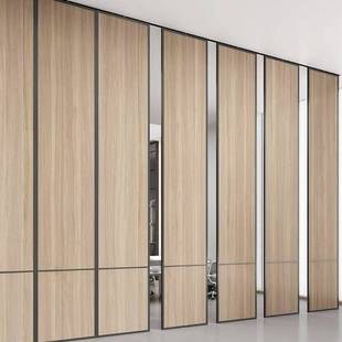 店活动隔屏断饭店宴会厅包厢FOO包屏间移动折叠风隔酒断墙吊轨风