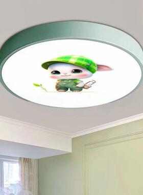 萌现卡通儿VXN童房吸顶灯女孩灯可爱宝宝公灯饰简约代LE主D超卧室