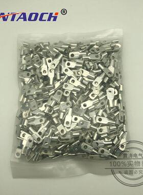 SC窥6-4镀铜接线端子6NOF平螺丝4口铜鼻子铜线方耳DTGA紫铜锡接线