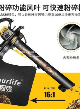 路清扫落叶收集花园庭院树叶吹户风吸扫机室外草坪吸道器98401尘