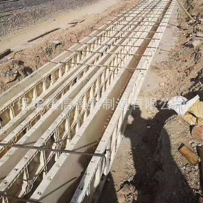 管廊框架格排梁建筑塑钢塑料具混钢凝土水沟塑模具替SQS代模钢模