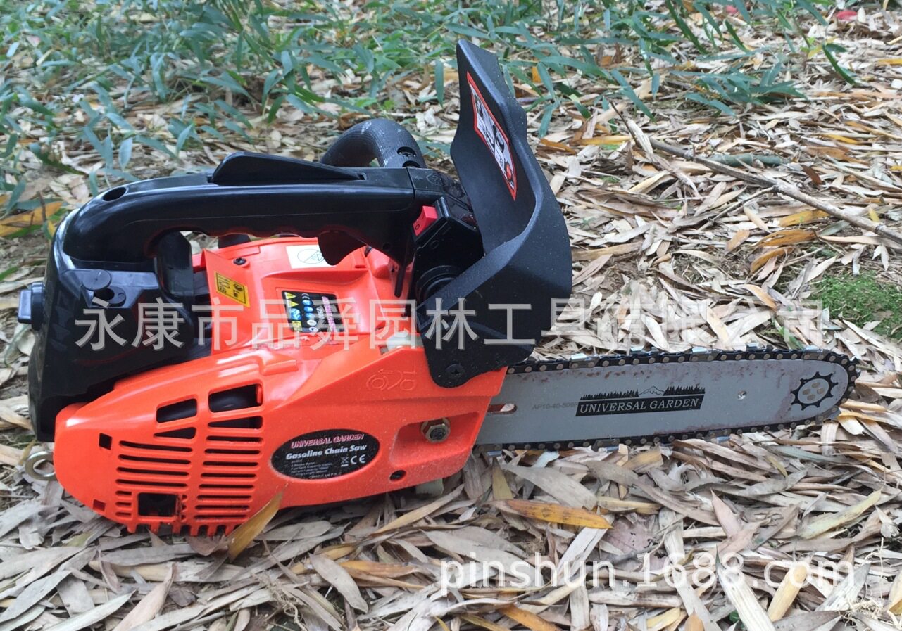 果树修枝锯 砍毛竹锯 2500小汽油锯 25CC可单手操作小型伐木锯