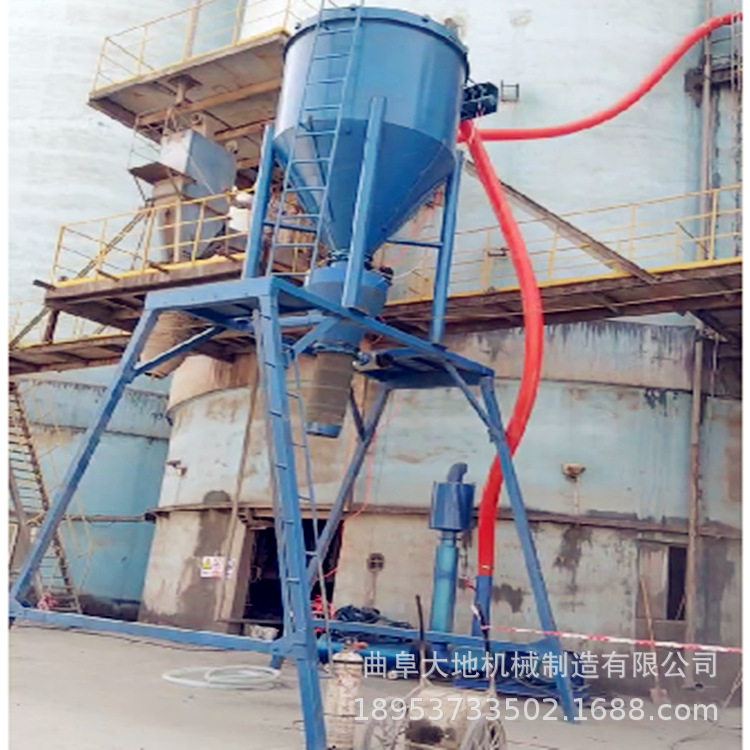 粉煤灰气力输送机大型罐装车真空上料机水泥粉倒料吸灰机