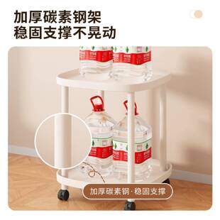 边床头柜简约现代卧小床边桌型置物架移动桌子家用室沙小推车床