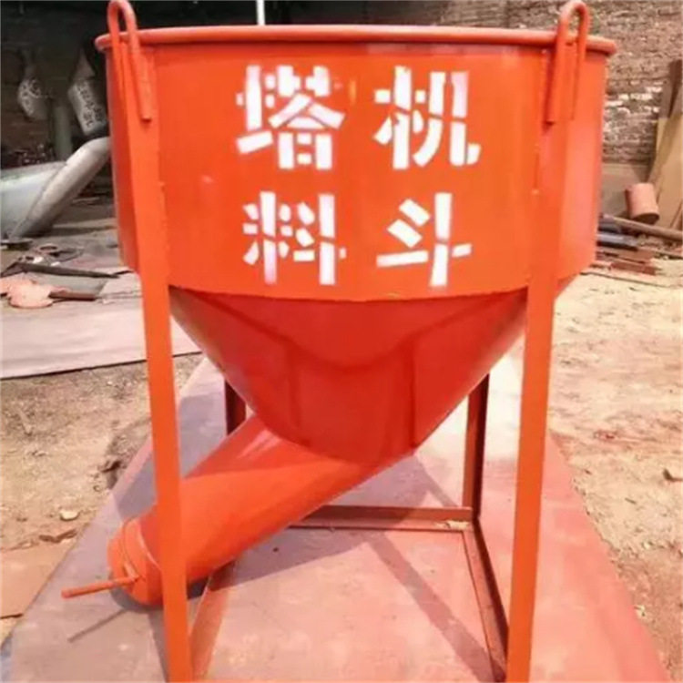 现货生产 加厚混凝土塔机料斗 小高层塔吊用 砂浆0.8方吊车大砖斗