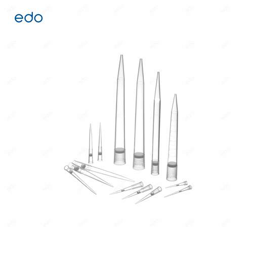 EDO 250μL透明吸头低吸附袋装1000支/包20包/箱1350604