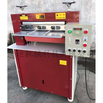 滚轮油压光机 600mm滚轮加热压光机  自动进料皮革压光机