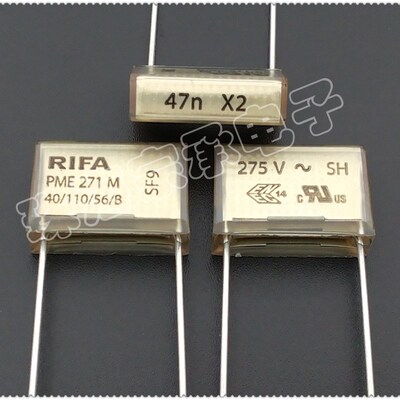 进口芬兰 0.047uF 275VAC RIFA PME271M 47n X2 安规薄膜电容 p15