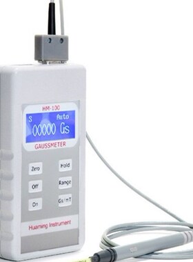 HM-100磁铁高斯计特斯拉计磁力计表磁仪0-30000GS磁场强度测试仪