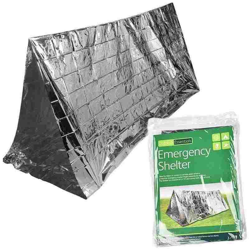 加厚压缩保暖应急睡袋帐篷 户外保温急救毯 锡纸铝箔求生救生毯
