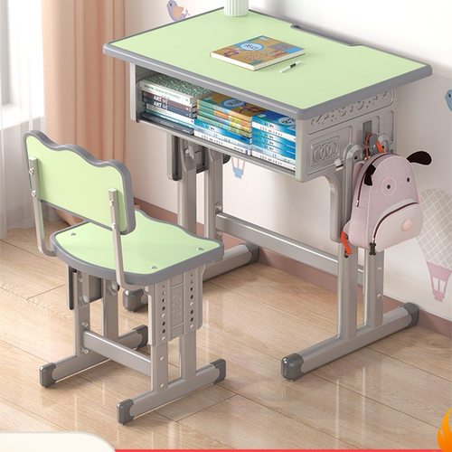 儿童学习桌子椅子套装书桌家用写字桌小户型中小学生可升降作业桌