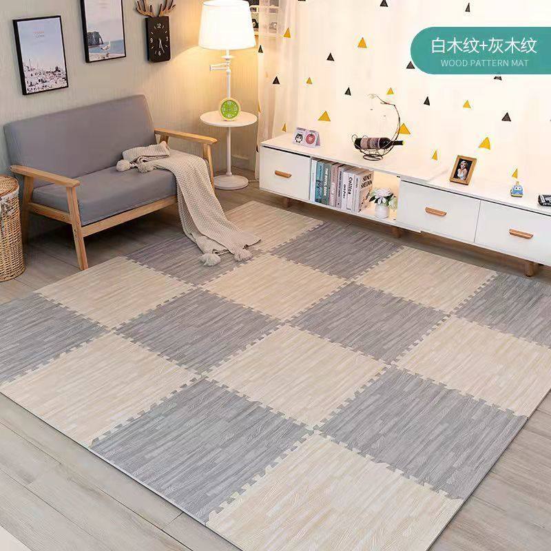 木纹泡沫地垫卧室榻榻米垫子拼接家用地板垫客厅爬行拼图爬,居家布艺,地毯,淘宝优惠券,粉丝福利购,淘宝优惠卷