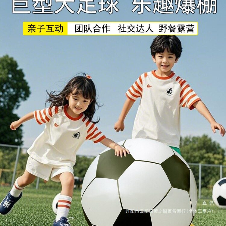 充气大足球儿童户外草坪亲子互动玩具幼儿园运动会沙滩排球巨型球