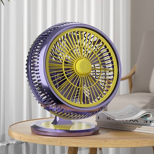循环电扇电风扇学生宿舍床上家用小型办公室静音迷你台式桌面5叶
