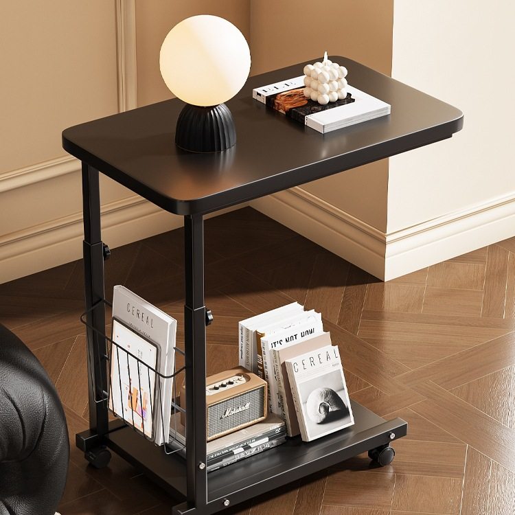 中古风小推车置物架可移动客厅复古茶几卧室餐边餐车意式收纳架子