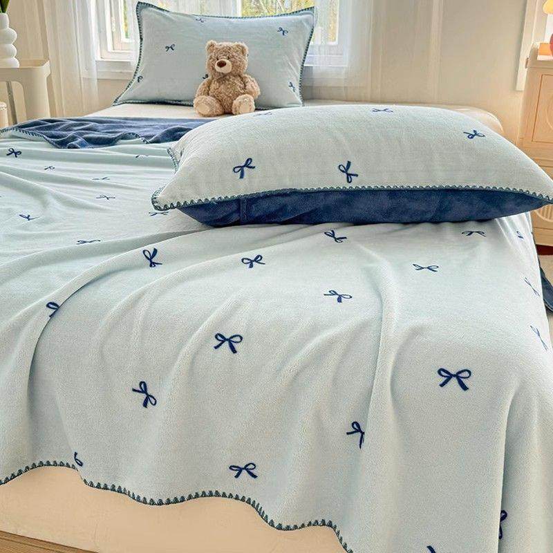 秋冬加厚牛奶珊瑚绒床单毛毯单件加绒学生宿舍单人被单午休小毯子,床上用品,化纤被,淘宝优惠券,粉丝福利购,淘宝优惠卷