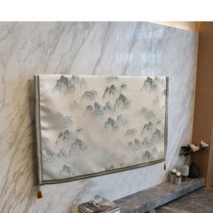 65寸电视套壁挂盖巾罩布 液晶盖布60 中式 电视机盖布罩挂式