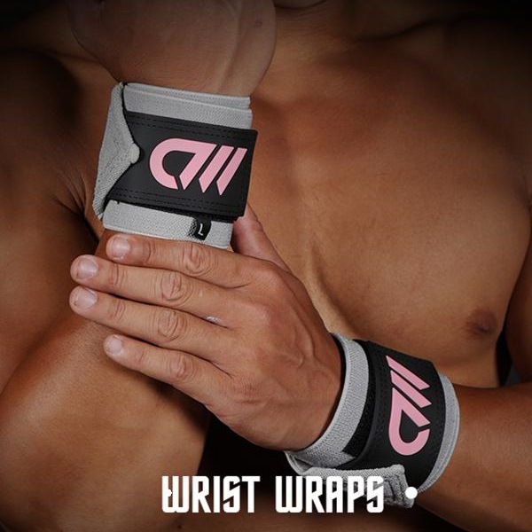 MD健身力量训练专用护腕助力带卧推举重女哑铃器械加压手腕运动男