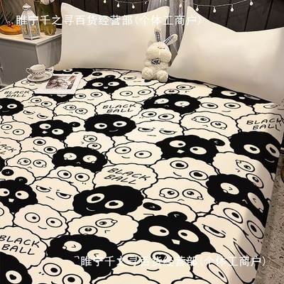 单人床儿童家用宿舍1床单单件双人单品5m米被单冬天学生夏季磨毛