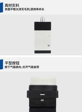 气动机械阀二位五通MV522/MV522R/522PP/522PPL/522PB/522EB系列