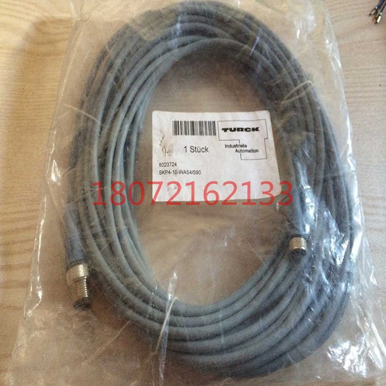 正品 图尔克TURCK连接插头线SPK4-10-WAS4-S90