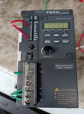 【顺庆】TECO S310-2P5-H1D，400w，2 台，现拆机【议价】