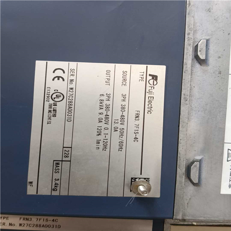 议~富士变频器FRN3.7F1S-4C  3.7kW，成色如图，