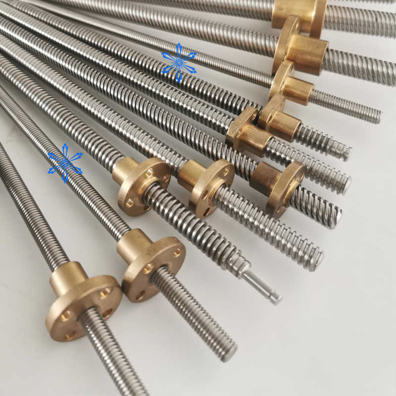 梯形丝杆螺母套装MSSRA MSSRW MSSR MSSRN-d4 6  8 10 12-L-S-Q-A