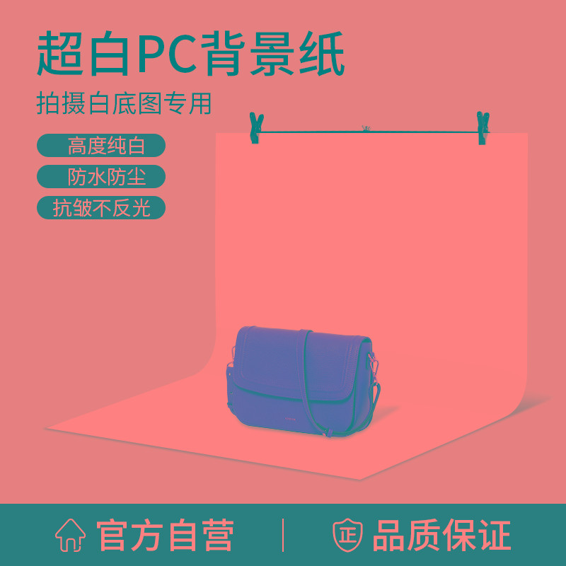 Selens/喜乐仕 超白背景纸白色拍照背景布淘宝静物白底图摄影拍摄