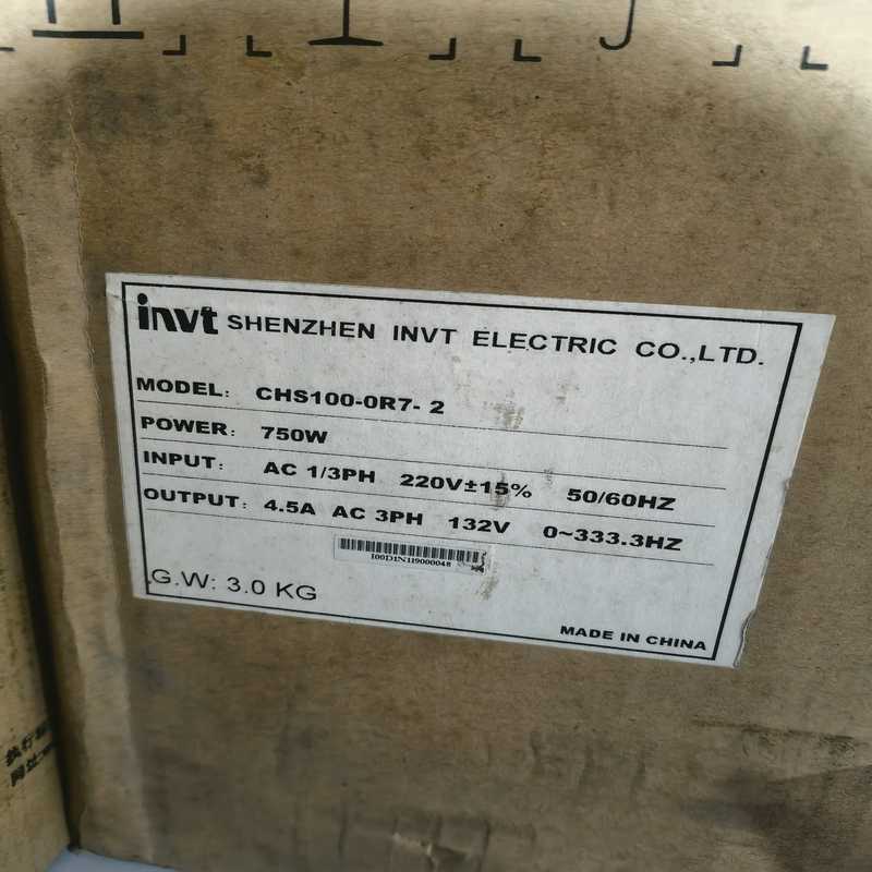 英威腾伺服驱动器CHS100-0R7-2全新库存机处理