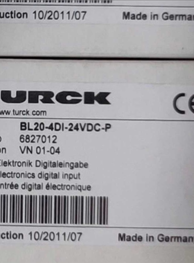 【汇生】BL20-4DI-24VDC-P全新【议价】