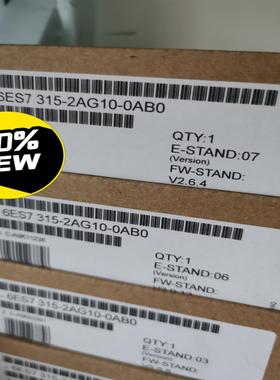 全新未开封6ES7315-2AG10-0AB0产品质保一年~议价