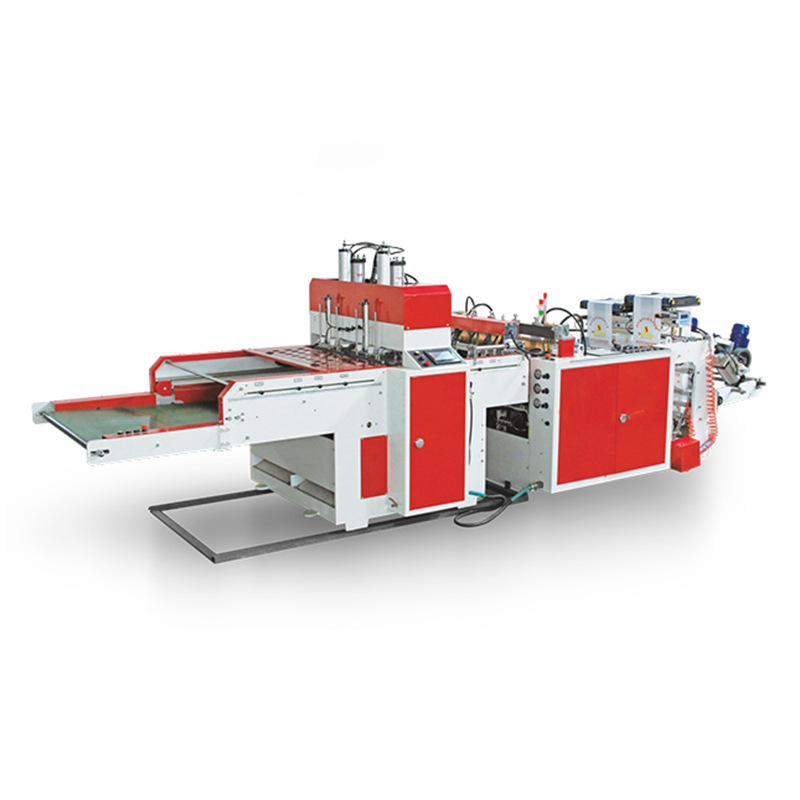 全自动双通道饮料 奶茶杯 双杯袋 热切机 制袋机 切袋机