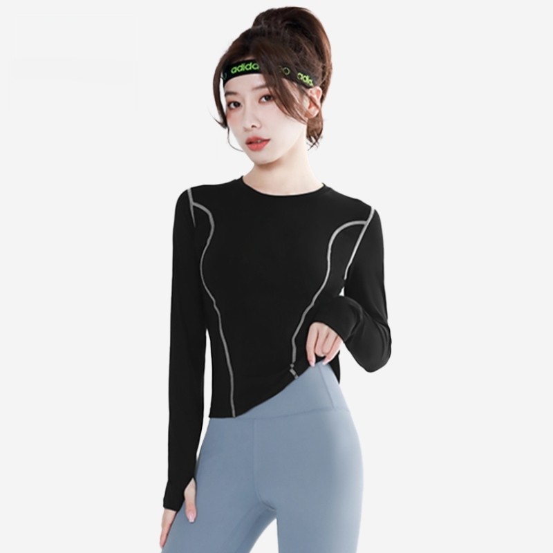 lulu瑜伽服上衣健身长袖专业