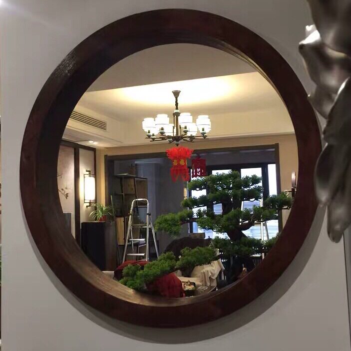实木包边装修木线条圆形窗户护角实木圆洞弧形线条垭口实木窗套线