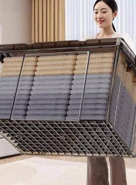 透明款式收纳箱家用大容量储物箱透明可视简便衣服玩具收纳整理箱