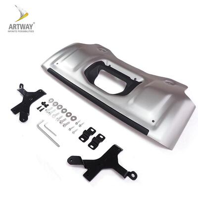 适用于路虎新卫士defender110前下护挡板底盘挡沙野90改装防护板