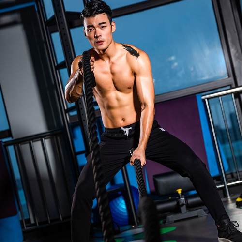 战绳健身锻炼健身家用甩绳室内甩大绳格斗绳战绳儿童体能训练