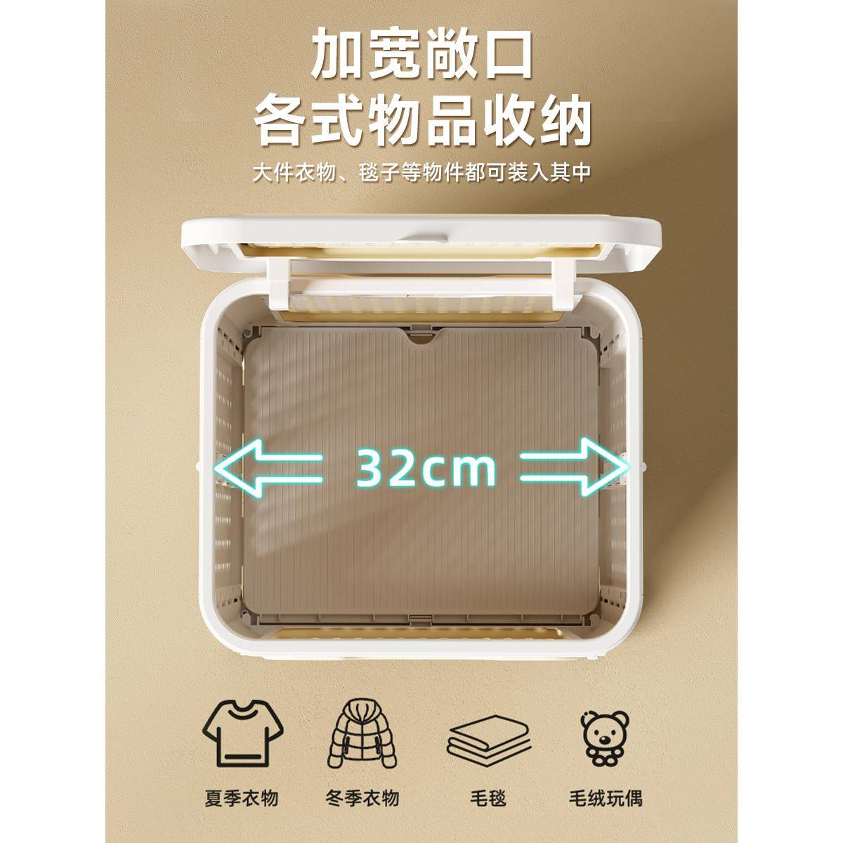 ?中古风脏衣篮架家用收挂置物架浴SPT室卫生间多功能带衣轮脏衣服