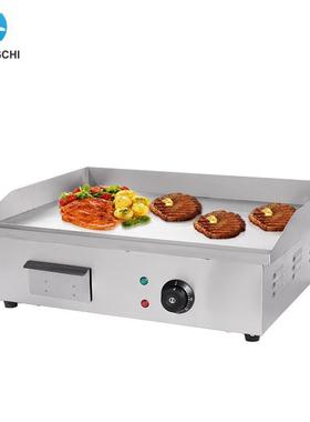 半平半坑电扒饼炉商用抓电热烧手56568机器加厚铁板设备铁板鱿鱼