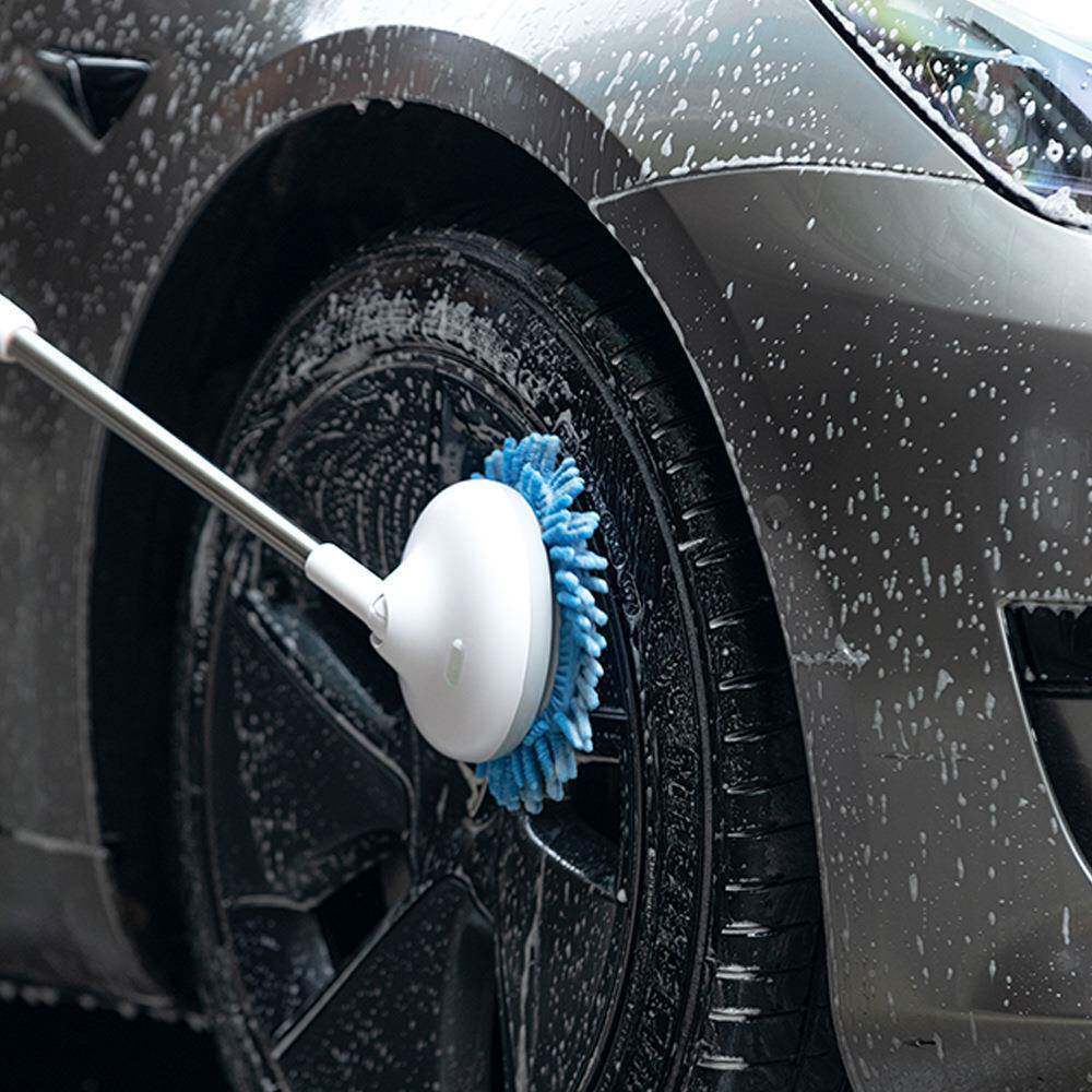 境无线电动洗车清跨洁机功能伸缩全动洗车拖把车2154门窗车顶刷多