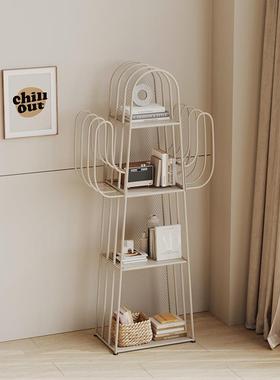 卧室家C98掌用仙人书多层置物架简约落地式靠墙收架网红室内纳储