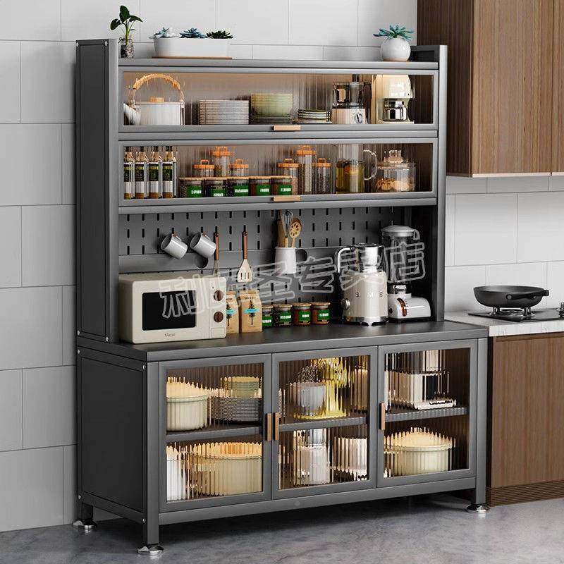 厨房柜加厚收纳餐橱柜厅多层防尘储物EIT柜烤箱微波边炉客电器置,住宅家具,餐边柜,淘宝优惠券,粉丝福利购,淘宝优惠卷