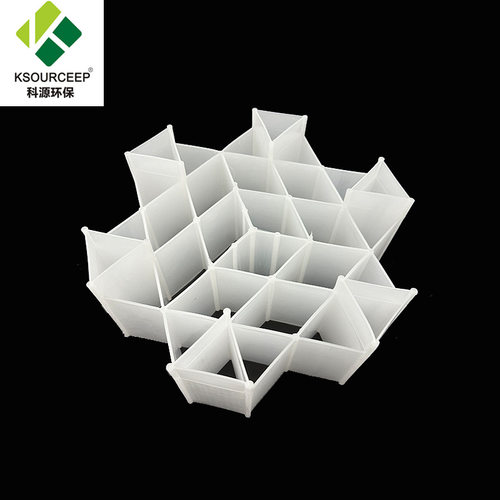 萍乡科源 出售瓷塑多孔组合环规整填料洗涤塔PP/RPP六菱形组合环